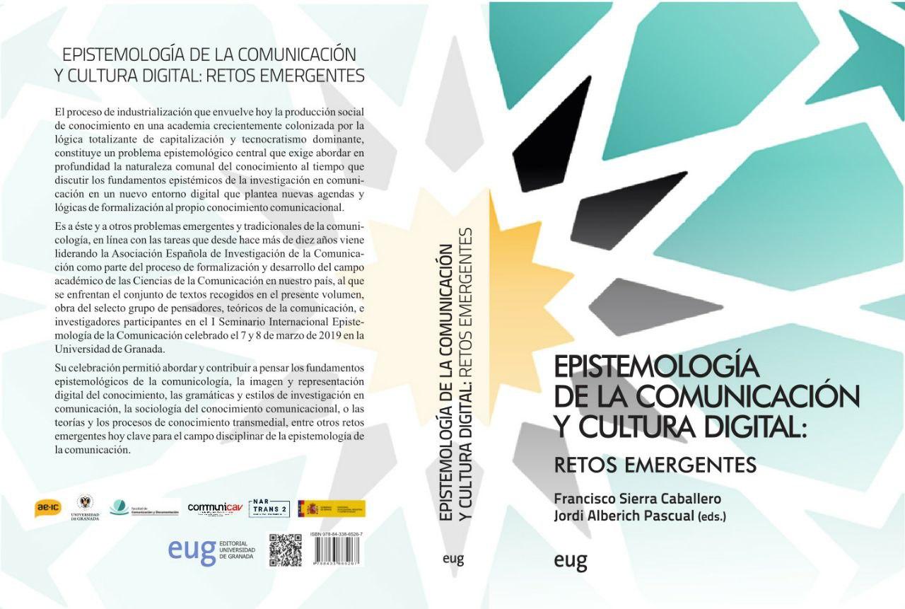 Cuvierta del nuevo libro: Epistemología de la comunicación y cultura digital