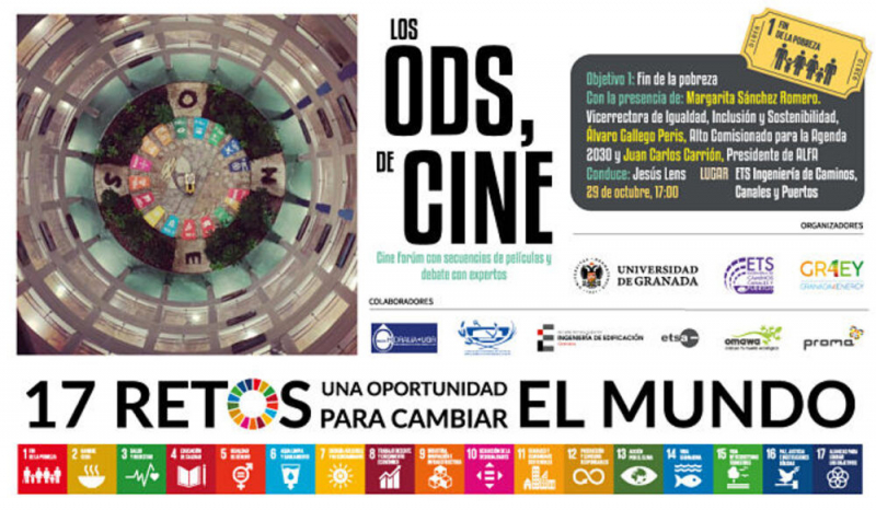 Cartel de los ODS de cine