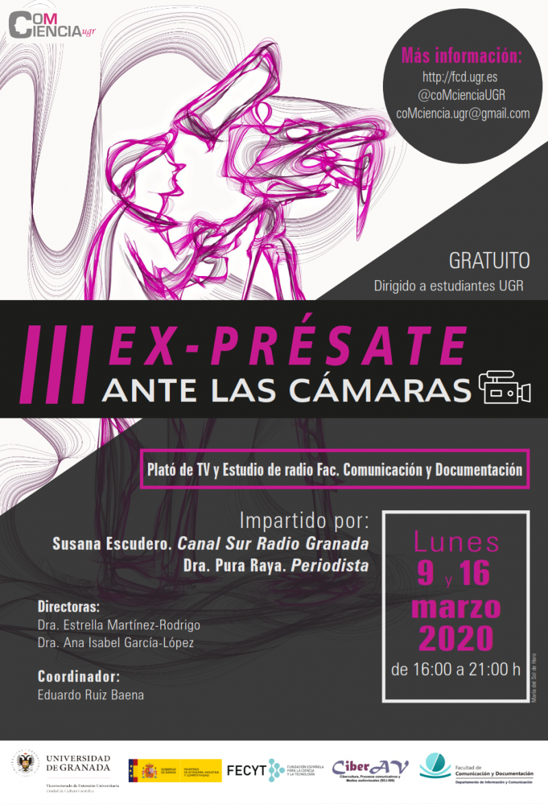 Cartel III EX-PRESATE ANTE LAS CÁMARAS Cartel de III ex-presate ante las cámaras